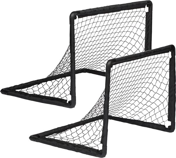 Outsiders foldbare fodboldmål, 90 × 61 cm, sæt med 2