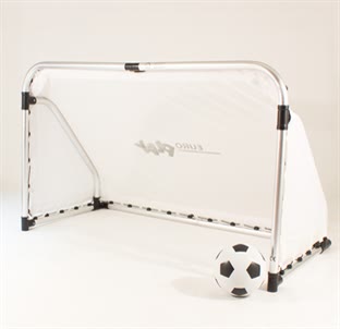 Foldbart fodboldmål i aluminium, 155 × 95 cm