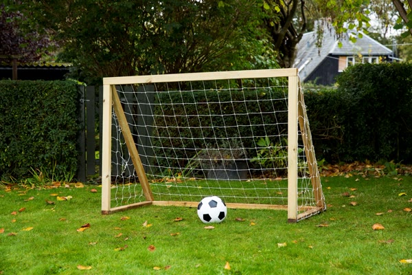 Fodboldmål i træ, 150 × 120 cm