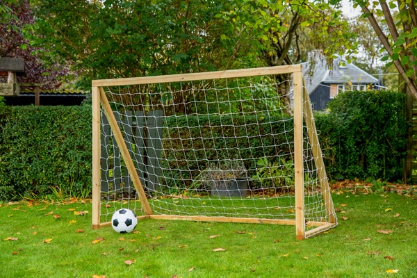 Fodboldmål i træ, 175 × 140 cm