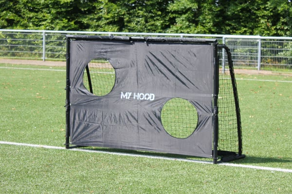Fodboldmål 180 × 120 cm med targetdug