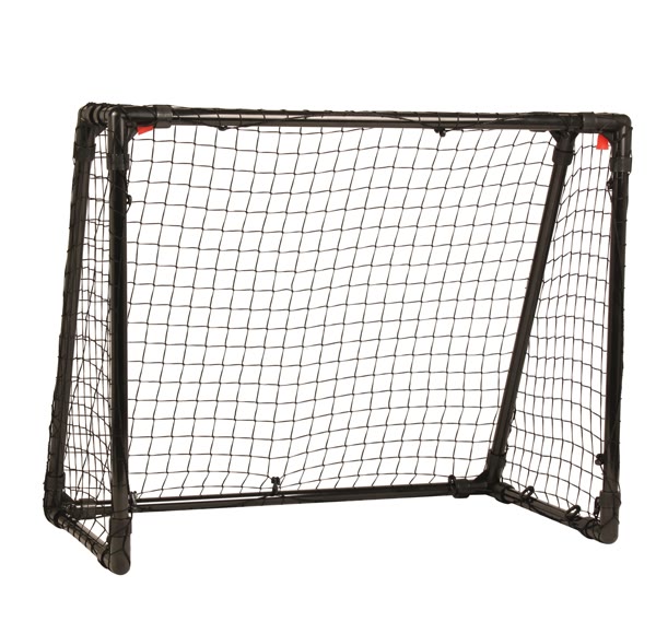 Fodboldmål i stål med dobbelt overligger, 110 × 90 cm