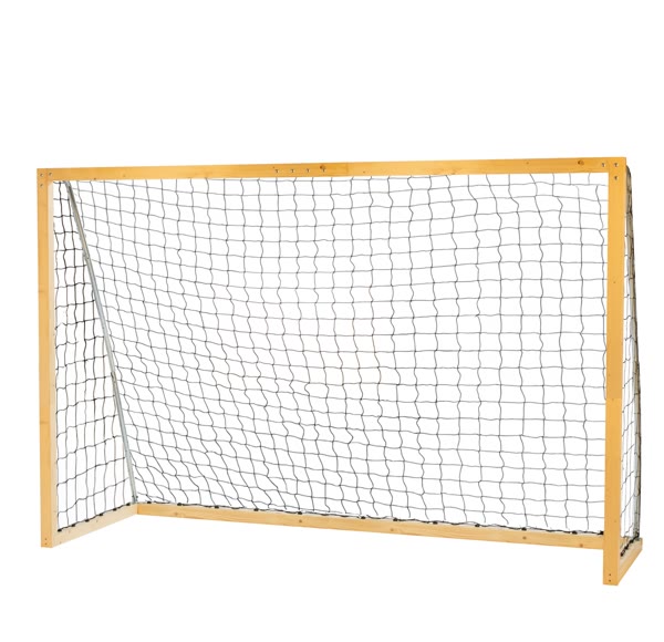 Fodboldmål PLUS i træ og stål, 300 × 200 cm